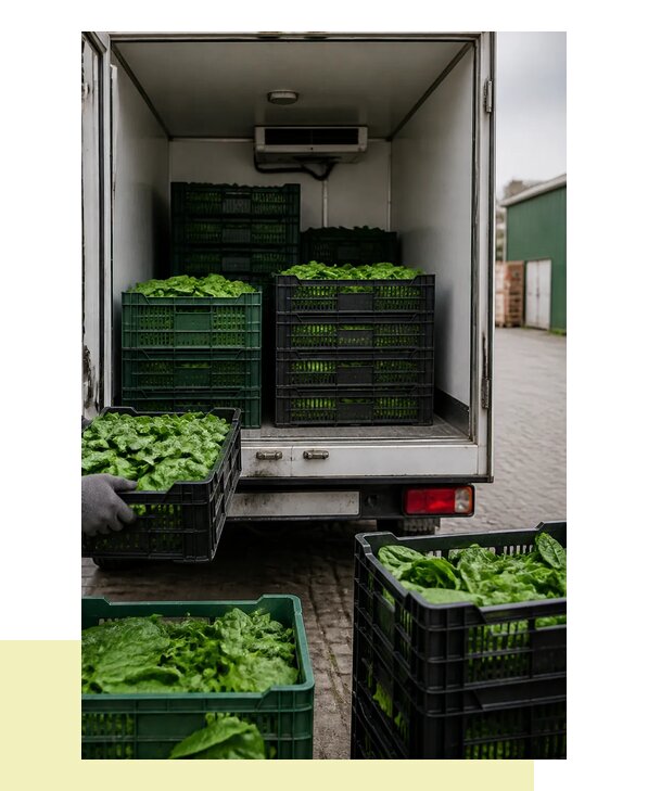Перевозка шпината в Усть-Джегута с сохранением свежести продукции